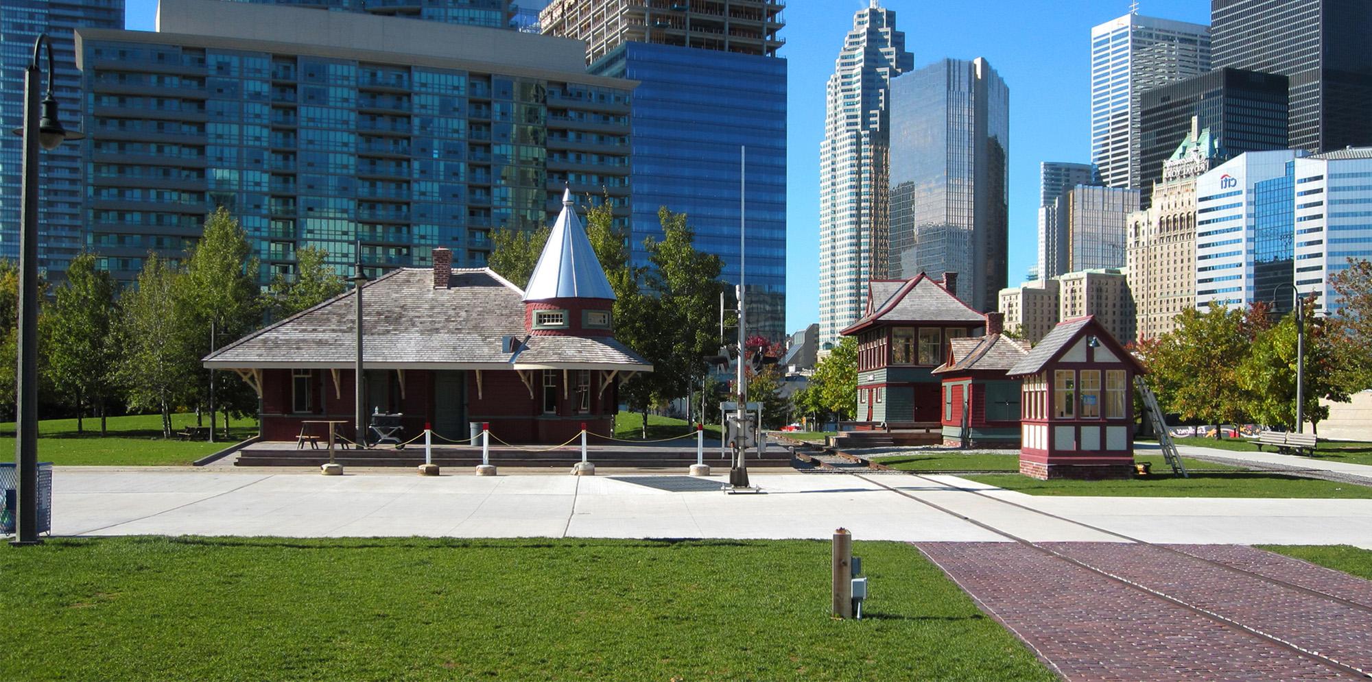 Roundhouse Park walkway